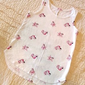 3/$15 Girls flamingo tank